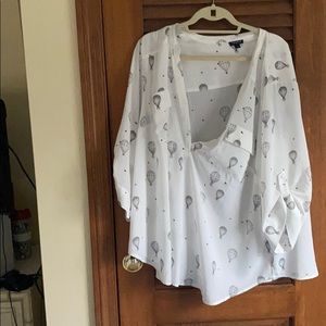 Air balloon blouse